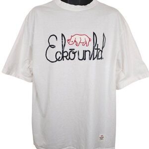 Vintage Ecko Unltd T Shirt Mens Size XL White Y2K Streetwear